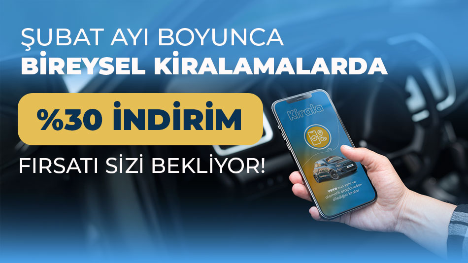 Şubat Ayında %30 İndirim Sizi Bekliyor!